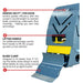 Tomahawk Power TSCP8 electric scraper component and handle detail