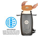 Tomahawk Power TVAC6PLUS backpack vacuum equipment view with canister and attachments