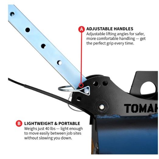Tomahawk Power TVL440 + TG2000i paver installation equipment product view