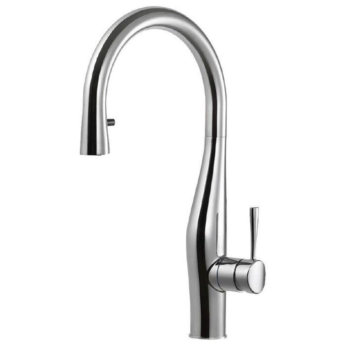Houzer Vision Hidden pull Down Kitchen Faucet with CeraDox Technology VISPD-869-PC