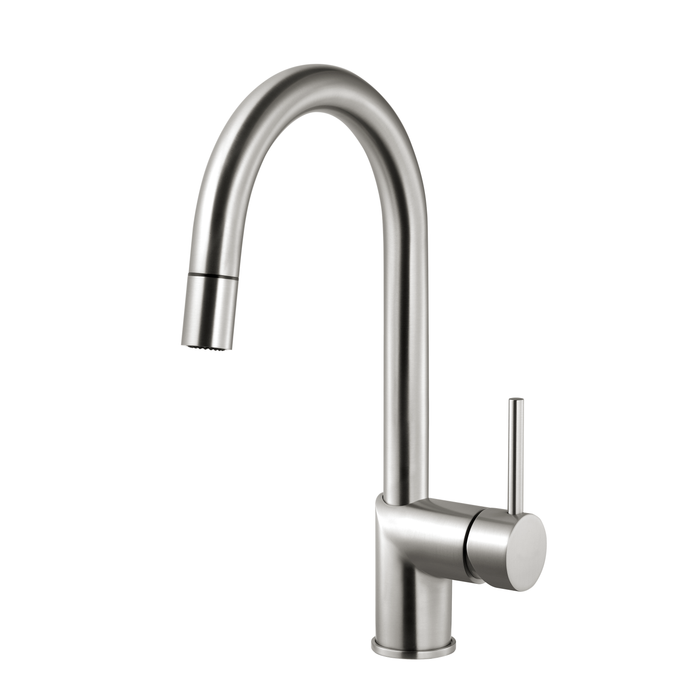 Houzer Vitale Pull Down Kitchen Faucet with CeraDox Technology VITPD-668-BN
