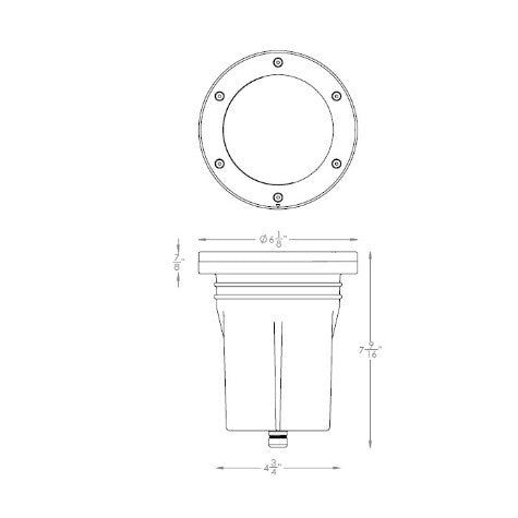 WAC 5033-27BBR LANDSCAPE GRAND INGROUND 12V 2700K BBR Bronze on Brass