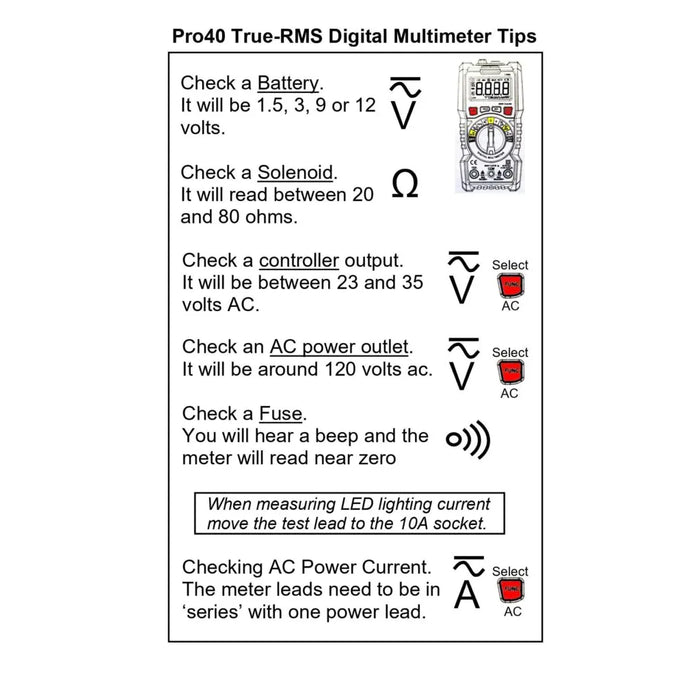 Armada Technologies PRO40 True-RMS Digital Multimeter