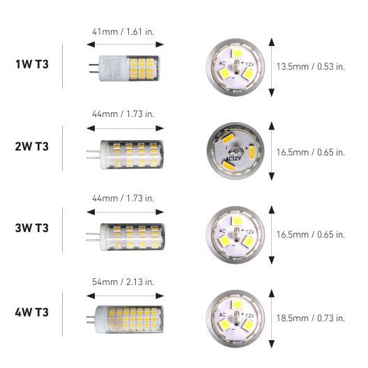 Unique Lighting Systems - LED-1W-BT327K T3 Flex Gold™ LED