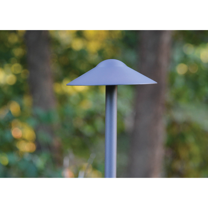 Lumien A5A2-4W Luz de camino de aluminio bronce, sombrero de burbuja, 4 vatios