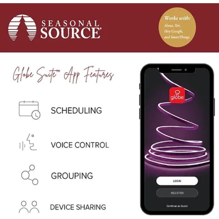 Seasonal Source - TIME-700 - Outdoor WIFI Timer with 2 outlets