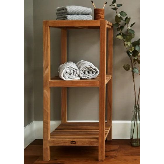 ARB - Teak Square Shelf Fiji 36" (90cm) 3 tiers