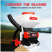 Tomahawk Power eTGS30 cordless granular spreader for lawn care and winter ice melt applications