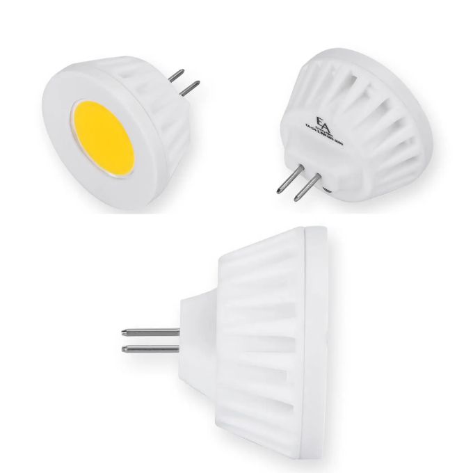 EmeryAllen 3W Directional COB G4 Bi-Pin LED Replacement Lamp - 2700K, specifications and dimensions — EA-G4-3.0W-005-2790