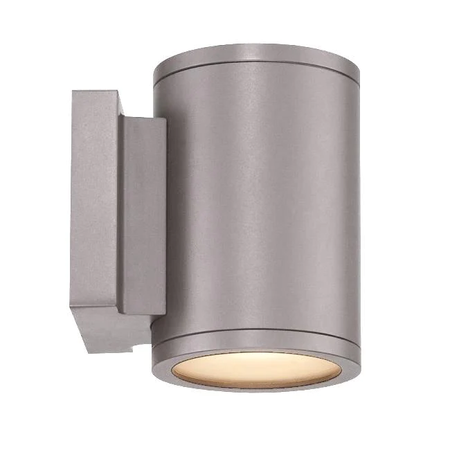 WAC Lighting - WS-W2604-AL - Tube  Double Wall Mount 3000K 5" - 2 Lights  Brushed Aluminum