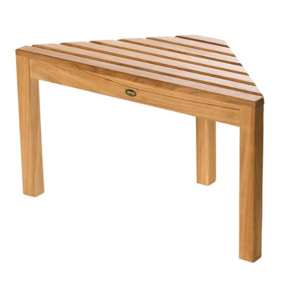 ARB - Teak Shower Bench Coach corner 31.5" (80 cm)