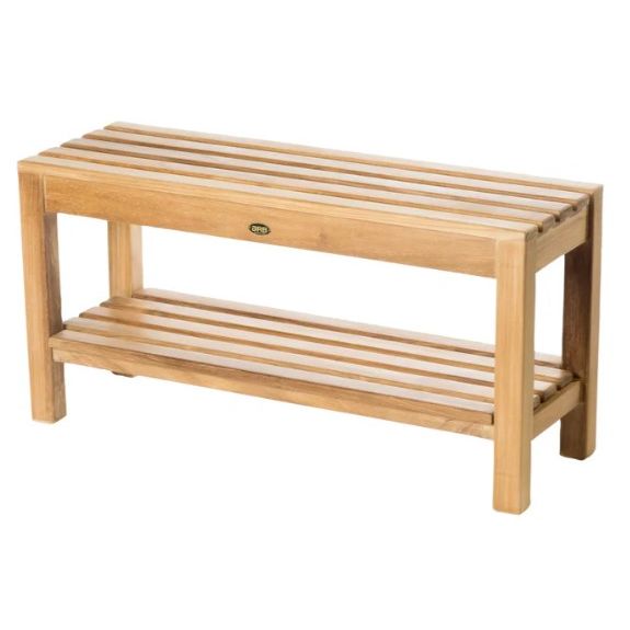 ARB - Teak Shower Bench Coach 36" (90 cm) with shelf