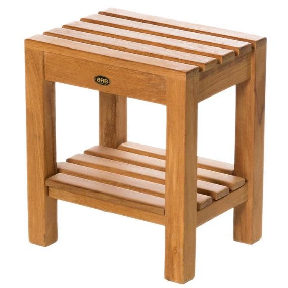 ARB - Teak Shower Bench Coach 16" (40 cm) with shelf