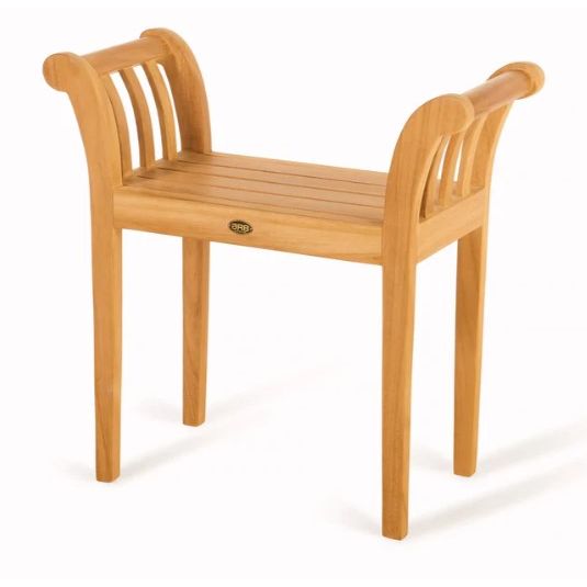 ARB - Teak Backless Bench-Stool Empire with Handles