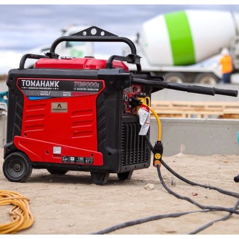 Tomahawk Power TG17000i portable inverter generator with 120 and 220 volt output capability
