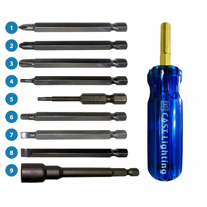 Cast Lighting Picquick 9 Bit Screwdriver - CAST Lighting C9WAY