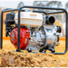 Tomahawk Power TW3H Honda powered water pump product and feature view