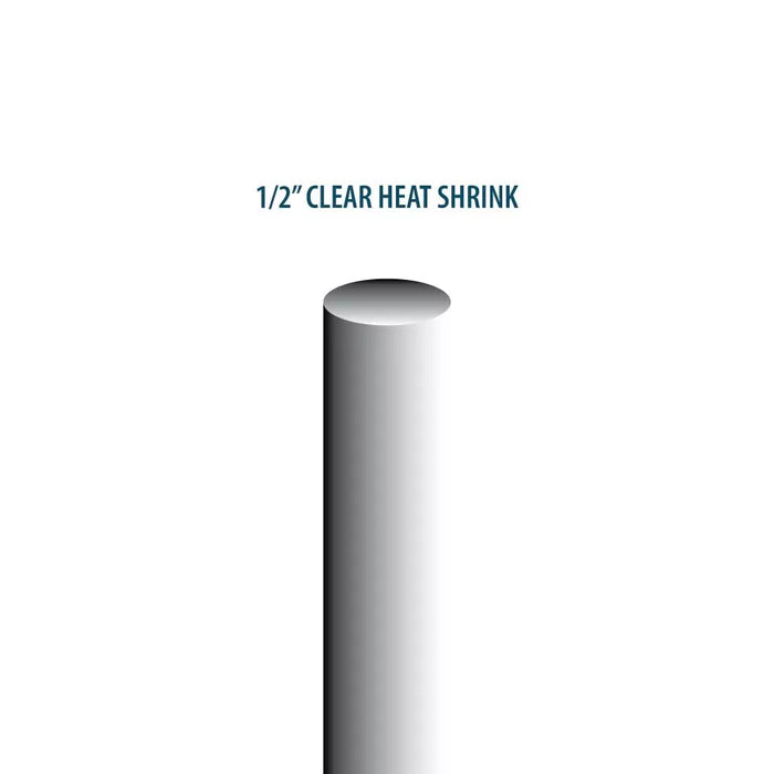 Cast Lighting 1/2" ID (.100" Recovered) CLEAR Heat / Shrink NEW - CAST Lighting CHS1250C