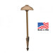Cast Lighting Craftsman Drop-In BORNEO  Path/ Area Light All Bronze Bi-pin LED Copper Pipe Stem - CAST Lighting CCPLBOBL