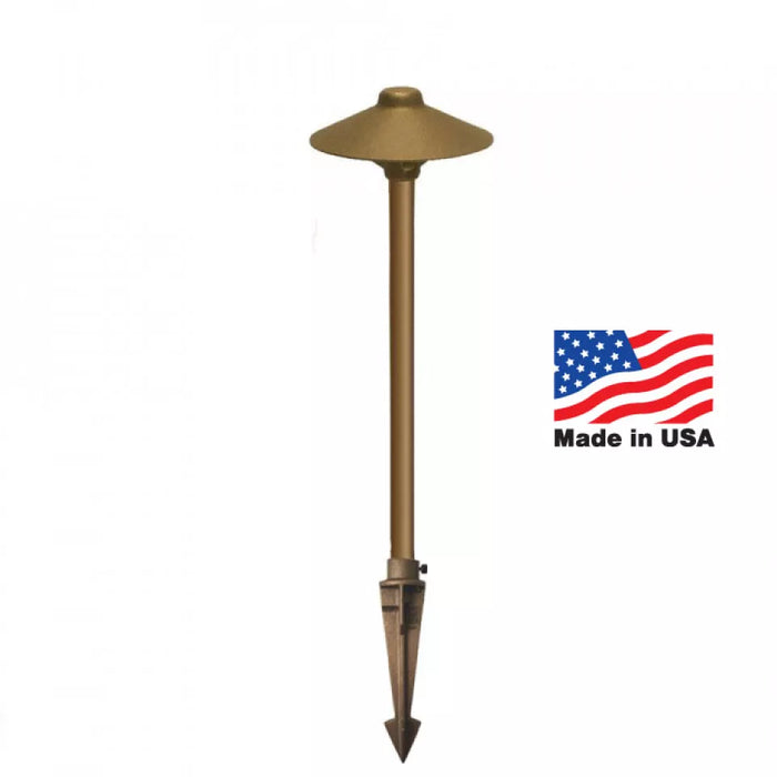Cast Lighting Craftsman Integrated Bronze CHINA HAT Path/Area Light (2 LED, 2700K) - CAST Lighting CCPLCHB