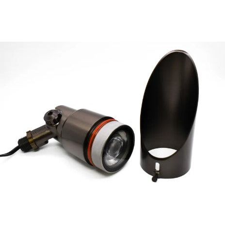Lumien Brass Down Light, Modular Light Source, 5W, 375 Lumens, 2700K, w/ : (3) Beam Spread Lens (15 Degree, 40 Degree, 60 Degree)