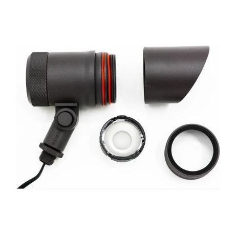 Lumien Bronze Aluminum Spot Light, 12 Watts,   Dimmable (WW - 2700-5700K), 10-15V, 840 Lumens, w/  40 Degree Beam Spread Lens & Hex Louver