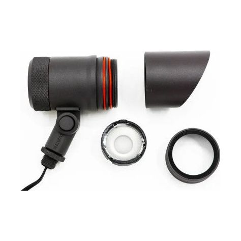 Lumien Bronze Aluminum Spot Light, 12 Watts,   Dimmable (RGBWW - 2700-5700K), 10-15V, 595 Lumens, w/  40 Degree Beam Spread Lens & Hex Louver