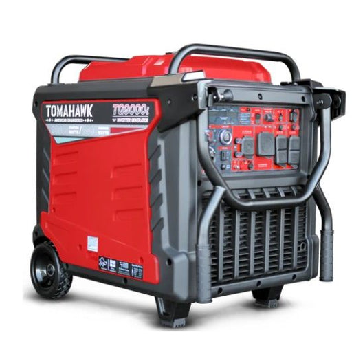 Tomahawk Power TG9000i 10500 max watt inverter gas generator with voltage selector and CO sensor
