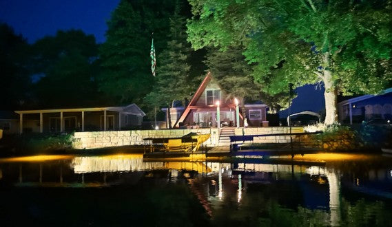 Orange Apollo Underwater LED Lighting System (120 foot power cord)