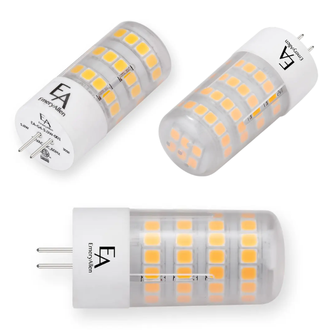 EmeryAllen 5W G4 Bi-Pin LED Replacement Lamp - 2700K, 360 degree - specifications and dimensions — EA-G4-5.0W-001-279F
