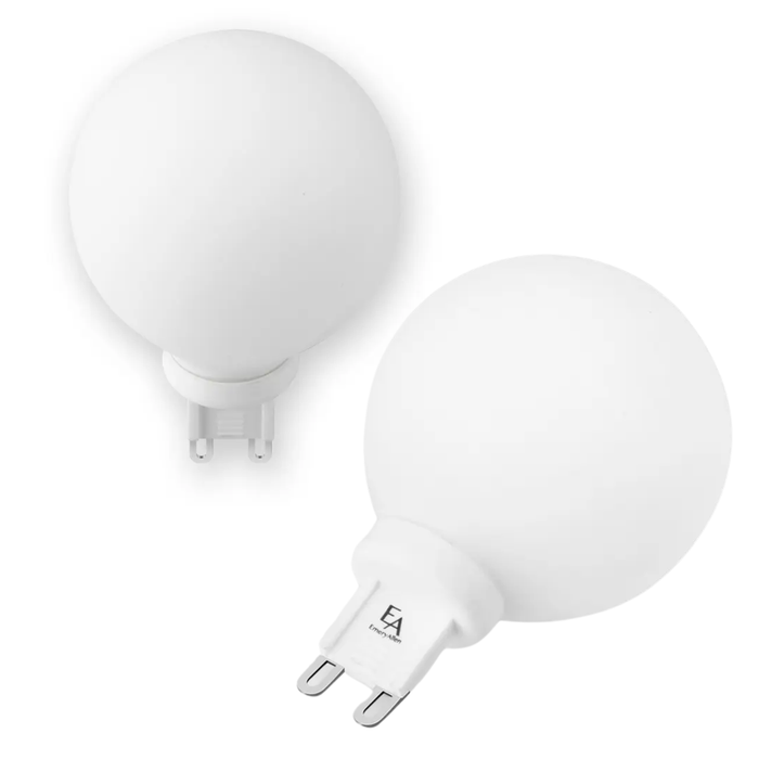 Emery Allen G16 3.5W G9 LED Filament Globe 3000K specifications and dimensions — EA-G16-3.5W-G9-309W-D