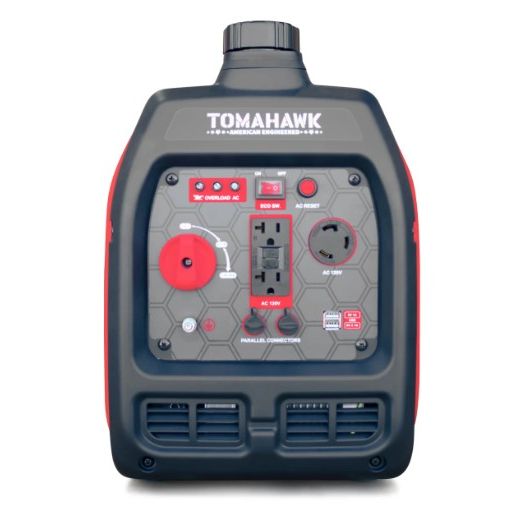Tomahawk Power TG3000i gas generator with portable inverter power design