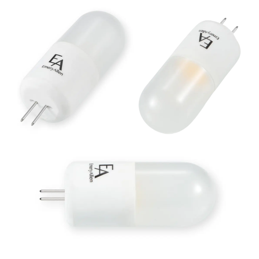 EmeryAllen 5W COB G4 Bi-Pin LED Replacement Lamp - 3000K, 360 degree - specifications and dimensions — EA-G4-5.0W-COB-309F