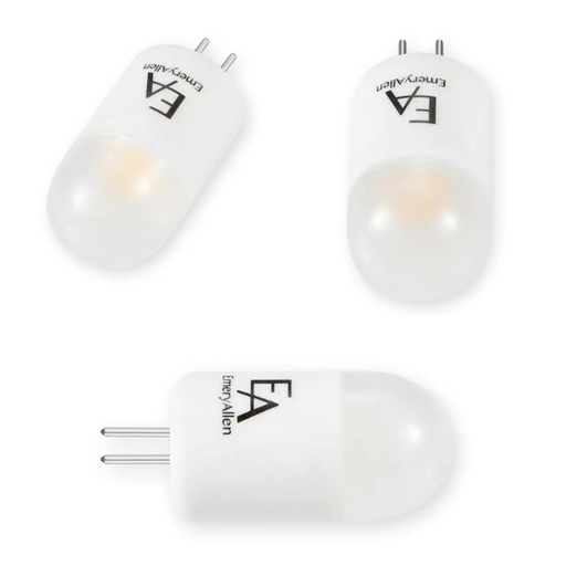 EmeryAllen 2.5W COB G4 Bi-Pin LED Replacement Lamp - 2700K, 360 degree - specifications and dimensions — EA-G4-2.5W-COB-279F