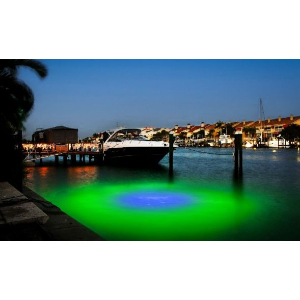 Blue/Green Mega-Watt Iris Underwater LED Lighting System (80 foot power cord)