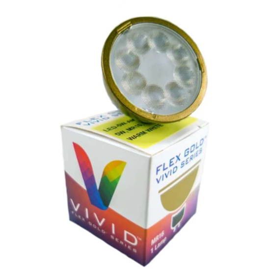 Unique Lighting Systems - FLEX GOLD™ VIVID MR16 RGBW 3000K Series LED Lamp (1st Gen)