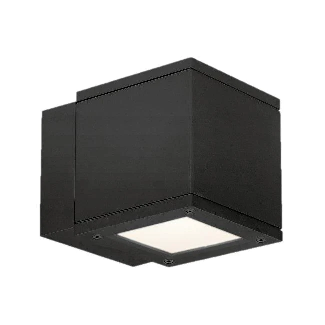 WAC Lighting - WS-W2505-BK - 5" Rubix Double Wall Mount 3000K 2 Light Black