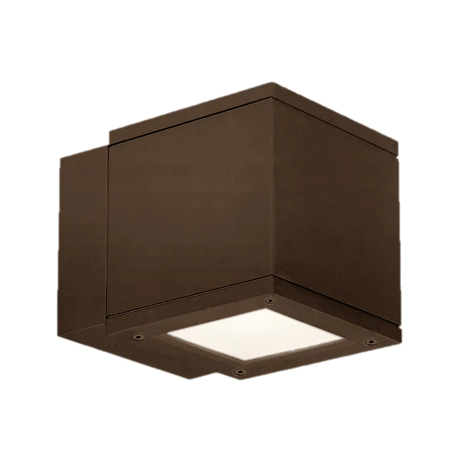 WAC Lighting - WS-W2504-BZ - 5" Rubix Single  Wall Mount 3000K 1 Light Bronze