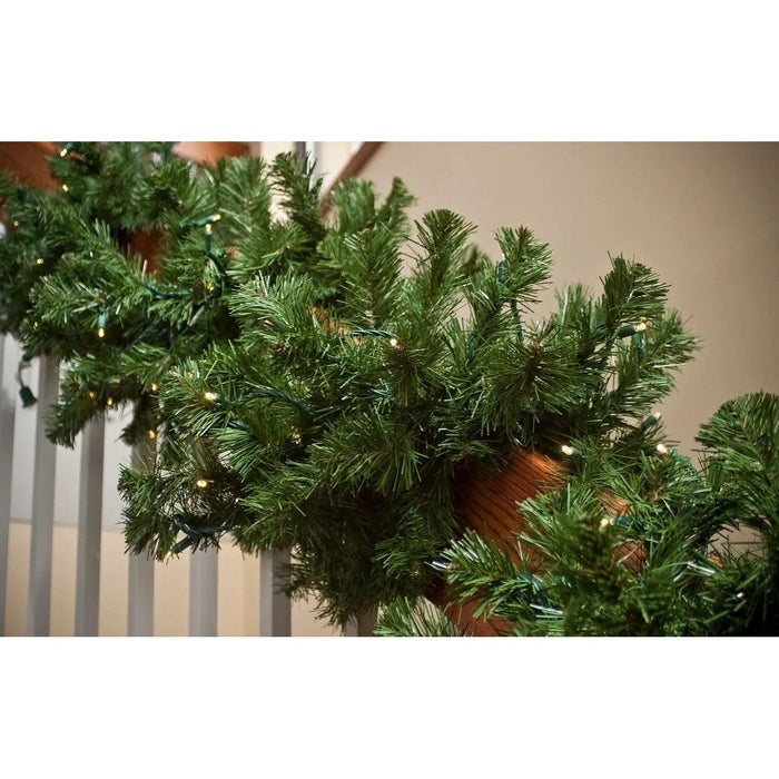 Seasonal Source - LEDGAR-4514-D - Decorated 4.5 Feet x 14" Pre-Lit