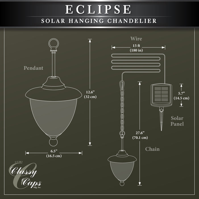 Classy Caps Eclipse Solar Hanging Chandelier HL152