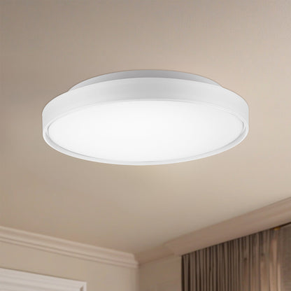 Kuzco FM43518-WH Brunswick 18-in white LED flush mount