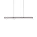 Kuzco LP10345-BK Vega 45-in black LED linear pendant