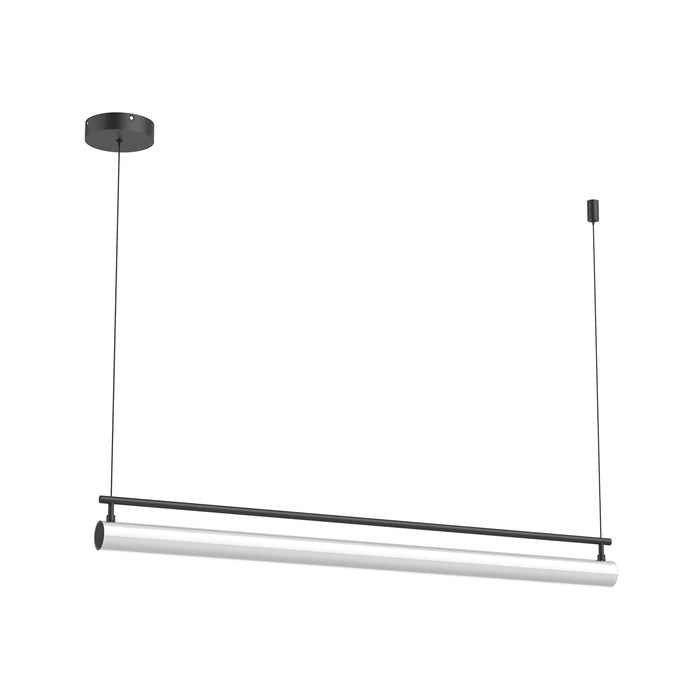 Kuzco LP70148-BK Gramercy 48-in black LED linear pendant