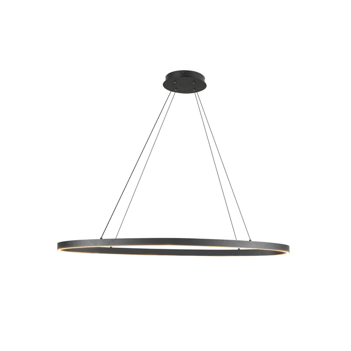 Kuzco LP79140-BK Ovale 40-in black LED linear pendant