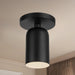 Kuzco SF57704-BK Nola black single-light semi-flush mount