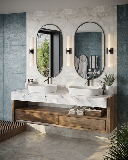 Kuzco VL17024-BK Rona 24-in black LED vanity light