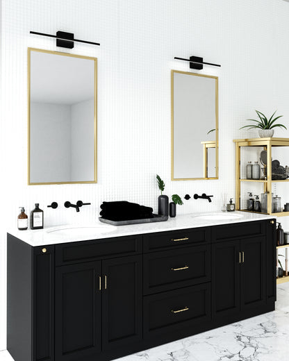 Kuzco VL18224-BK Vega Minor 24-in black LED vanity light