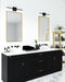 Kuzco VL18224-BK Vega Minor 24-in black LED vanity light