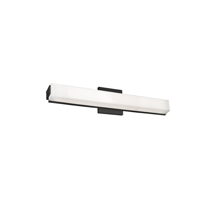 Kuzco VL47225-BK Latitude 25-in black LED vanity light