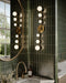 Kuzco VL55529-BG/OP Cypress 29-in brushed gold opal glass LED vanity light